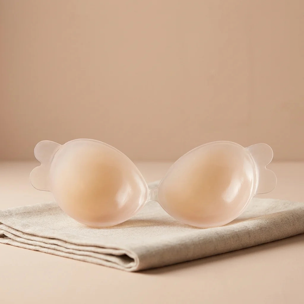 Deep V Shape Pushing Lifting Up Adhesive Bra