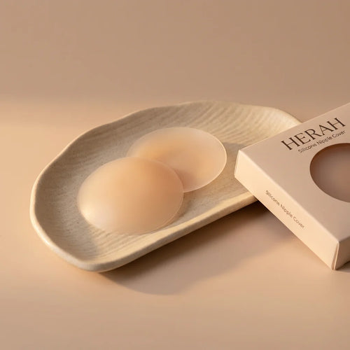 Herah Silicone Nipple Cover, Washable, Waterproof