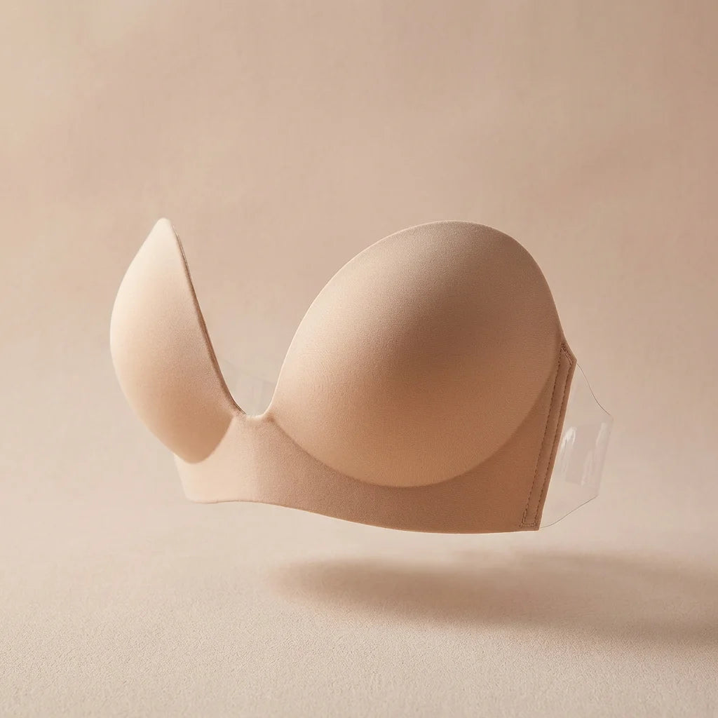 Adore Strapless Invisible Push Up Sticky Bra